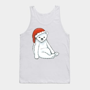 Christmas Polar Bear Cub Tank Top